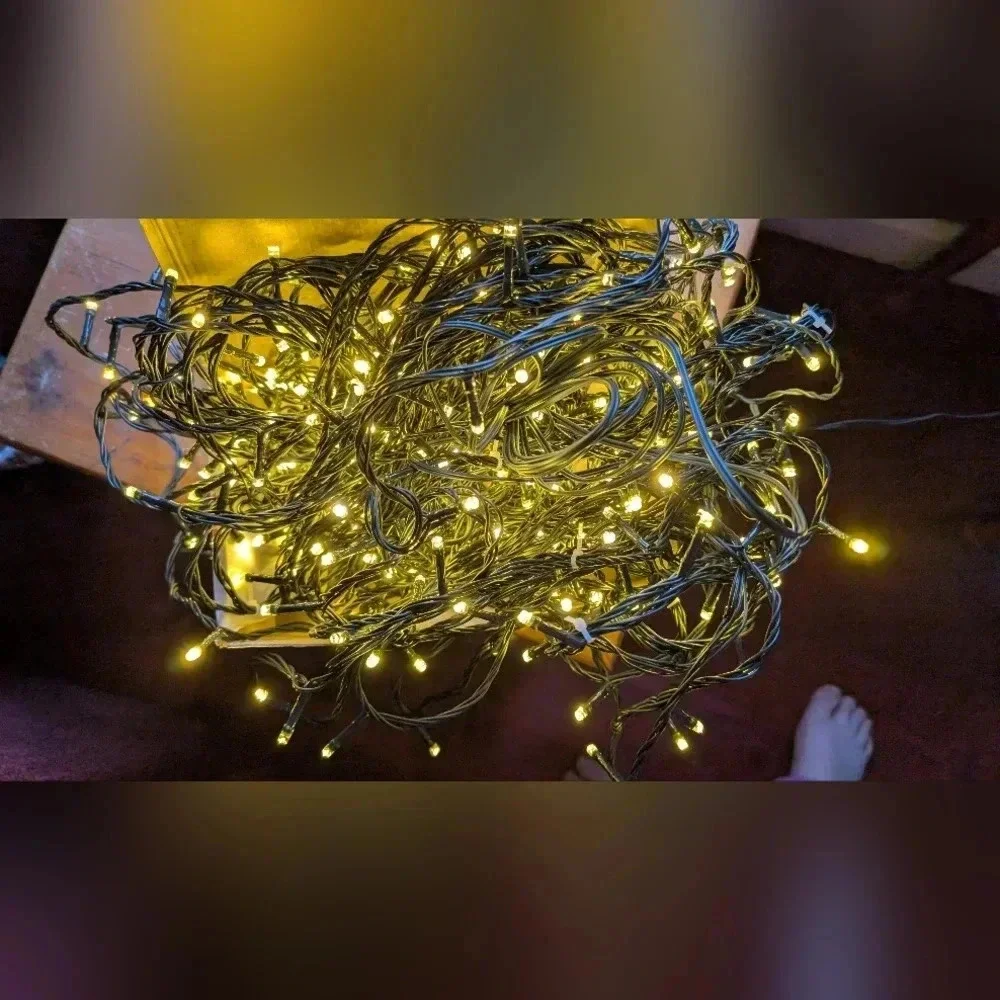 Christmas Multi Color String Lights , Super Bright 125Ft(straight) (NWT)